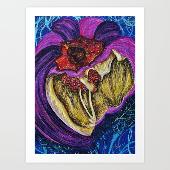 Radioactive Pepper. Art Print