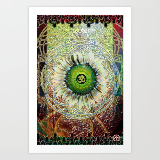 The Eye Om Art Print