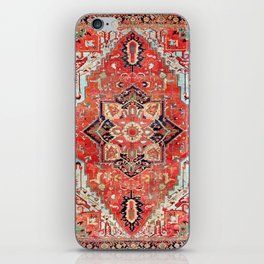 Heriz Azerbaijan Northwest Persian Rug Print iPhone Skin