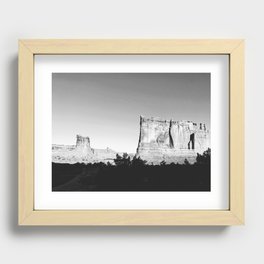 Arches National Park B&W | Utah Recessed Framed Print