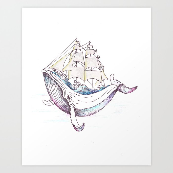 whale Art Print
