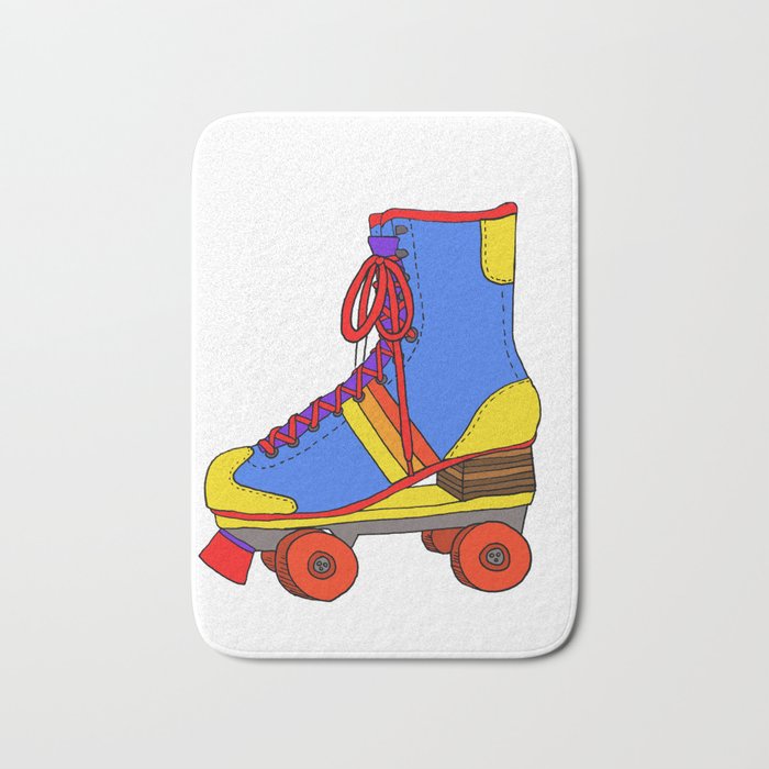 Roller Skate Disco Rink Classic Bath Mat