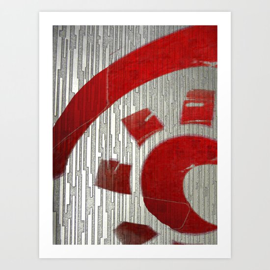 Red Sun Art Print