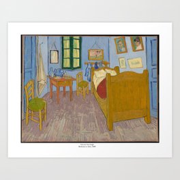 Bedroom in Arles by Vincent Van Gogh Art Print