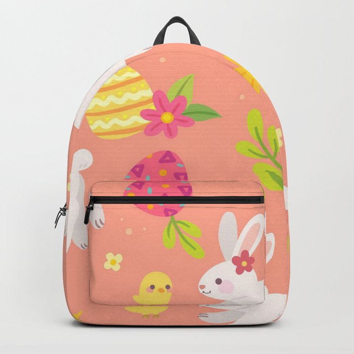 Happy Easter Chicken And Rabbit Collection Backpack