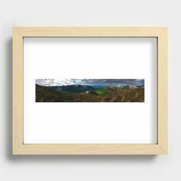 Nature Camping in Wilderness of Alaska Recessed Framed Print