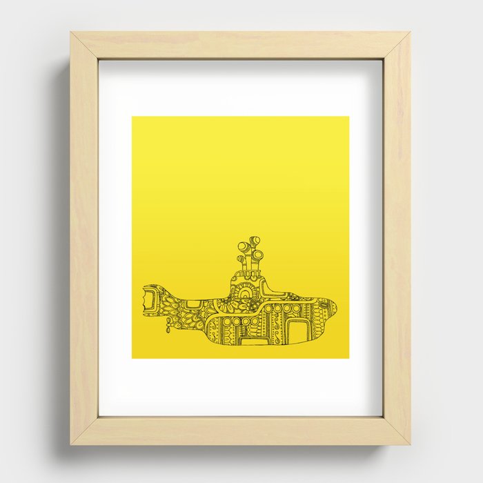 Yellow Submarine Solo Recessed Framed Print