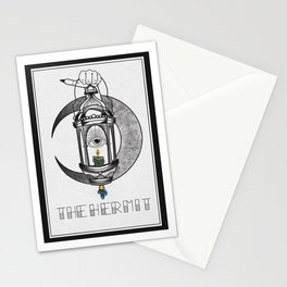 The Hermit Tarot Stationery Card