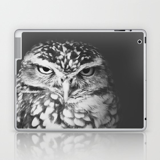 grumpy owl Laptop & iPad Skin
