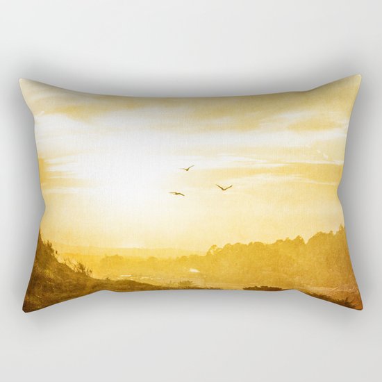 Breaking over the horizon Rectangular Pillow