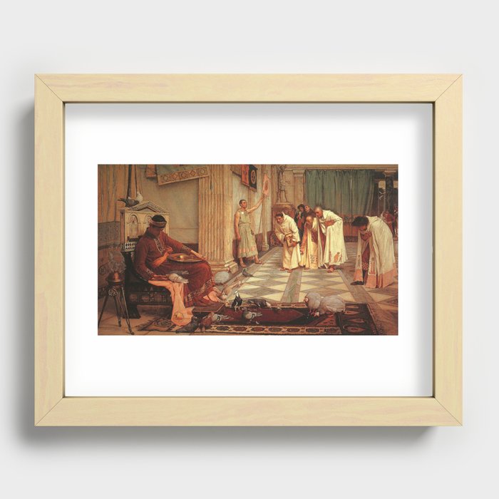  Commodus Aurelius of  Rome Roman Imperator vintage painting Recessed Framed Print