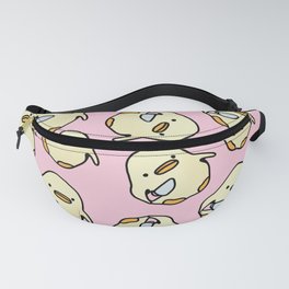 Duck with a knife meme pattern Fanny Pack