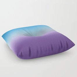 Hydrangea Blue And Purple Ombre Floor Pillow