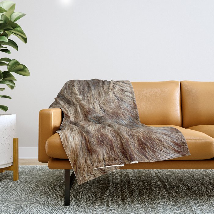 Alaska Faux Fur Throw Blanket