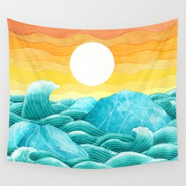 Flowing glaciers Wall Tapestry
