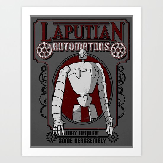 Laputian Automatons Art Print