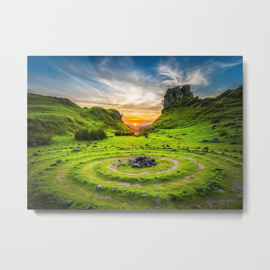 Fairytale Landscape, Isle of Skye, Scotland Metal Print
