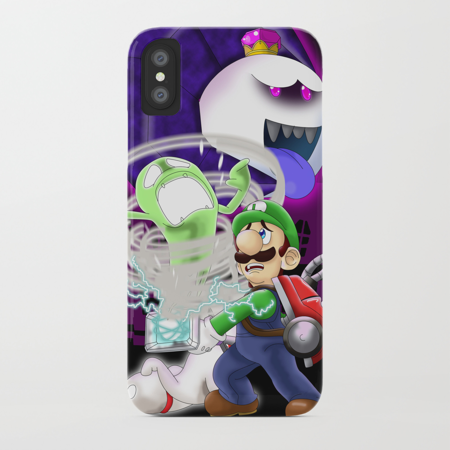 Luigi S Mansion Dark Moon Iphone Case By Kurewkreations Society6 Luigi S Mansion Dark Moon Iphone Case By Kurewkreations Society6