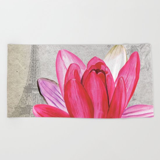Macro Flower #1 Beach Towel