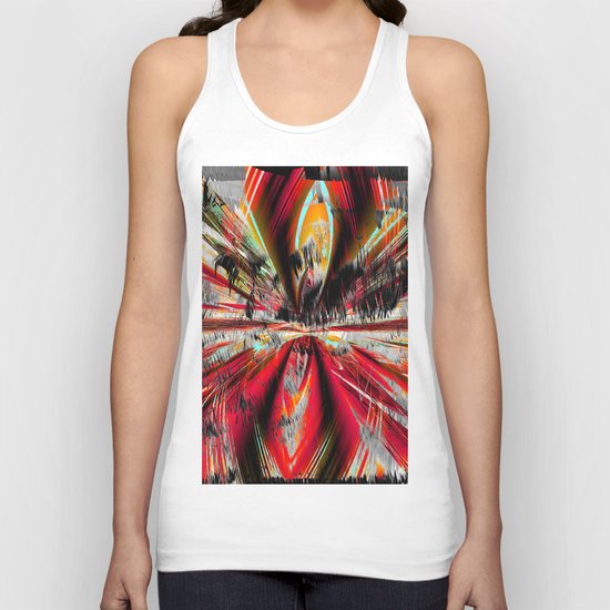 stormy weather in autumn Unisex Tank Top