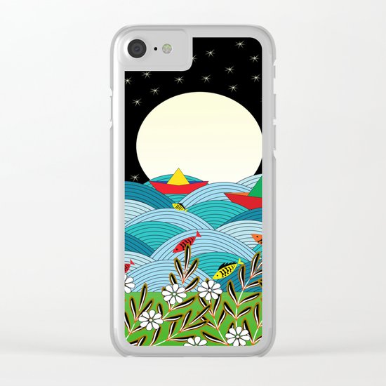 beautiful night Clear iPhone Case