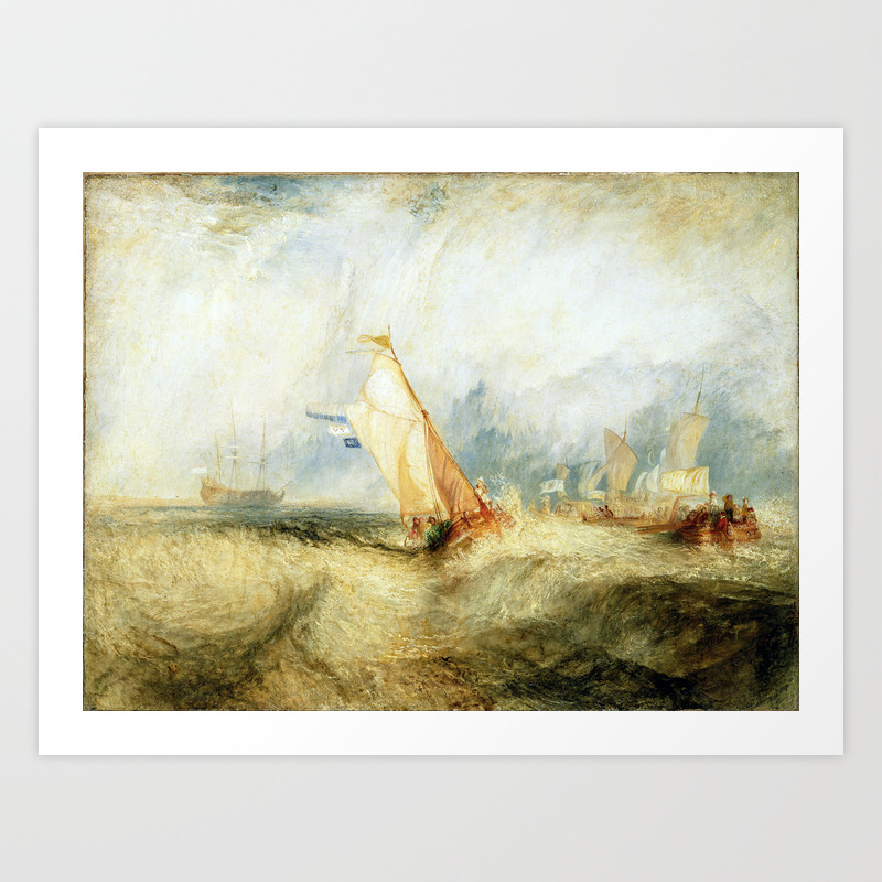 Joseph Mallord William Turner Van Tromp Going About To Please His