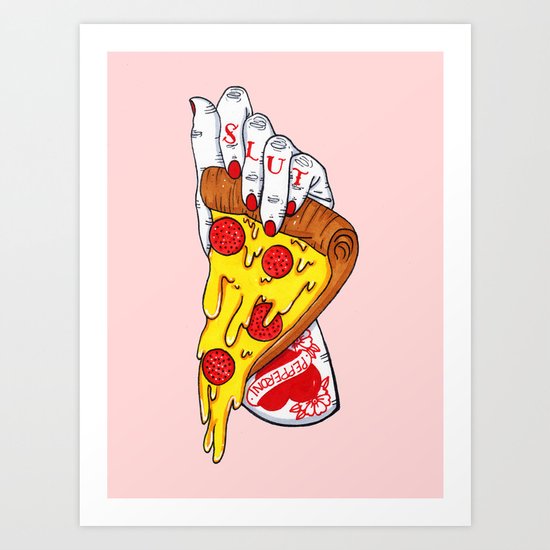 Pizza slut + video Handjob models brit