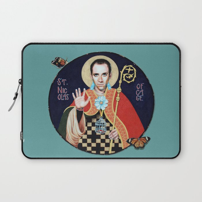 Saint Nicolas of Cage Laptop Sleeve