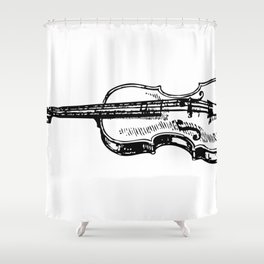 Violin Shower Curtain