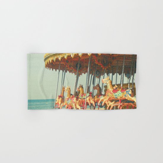 Seaside Carousel Hand & Bath Towel