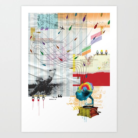 War Antheme Art Print