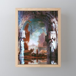 Sacred arch Framed Mini Art Print