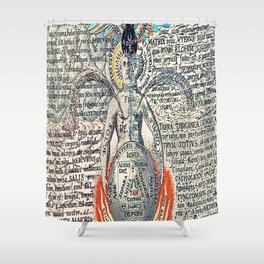 Map to Enlightenment  Shower Curtain