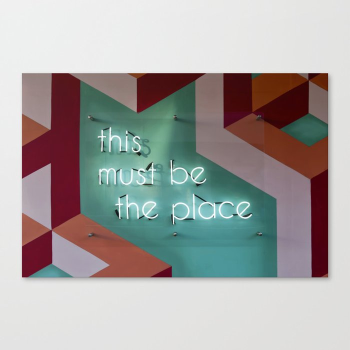Right Here Canvas Print
