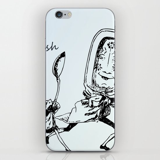 Vintage Dish and the Spoon iPhone & iPod Skin