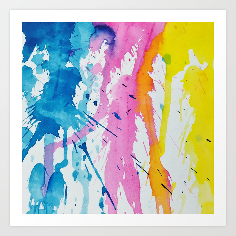 New Age Abstract Art Print By Mariannamills Society6