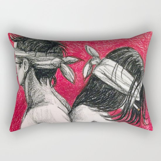 firing squad Rectangular Pillow
