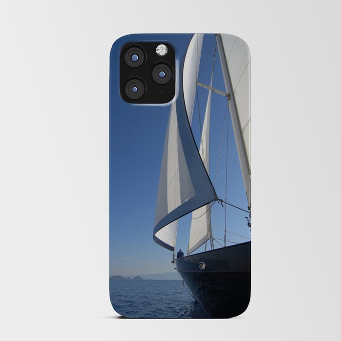 big sailboat sailing iPhone Card Case