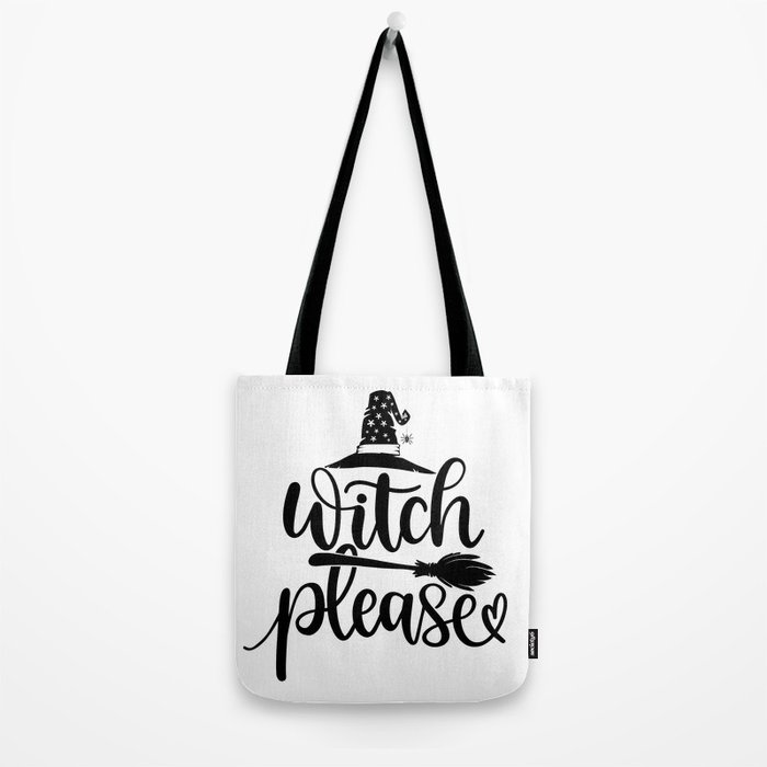 Personalized Halloween Tote Bags w/Name or Text - 6 Design Font 15*16inch  Customized Pumpkin Witch Black Cat Castle Skeleton Ghost Canvas Totes Bag