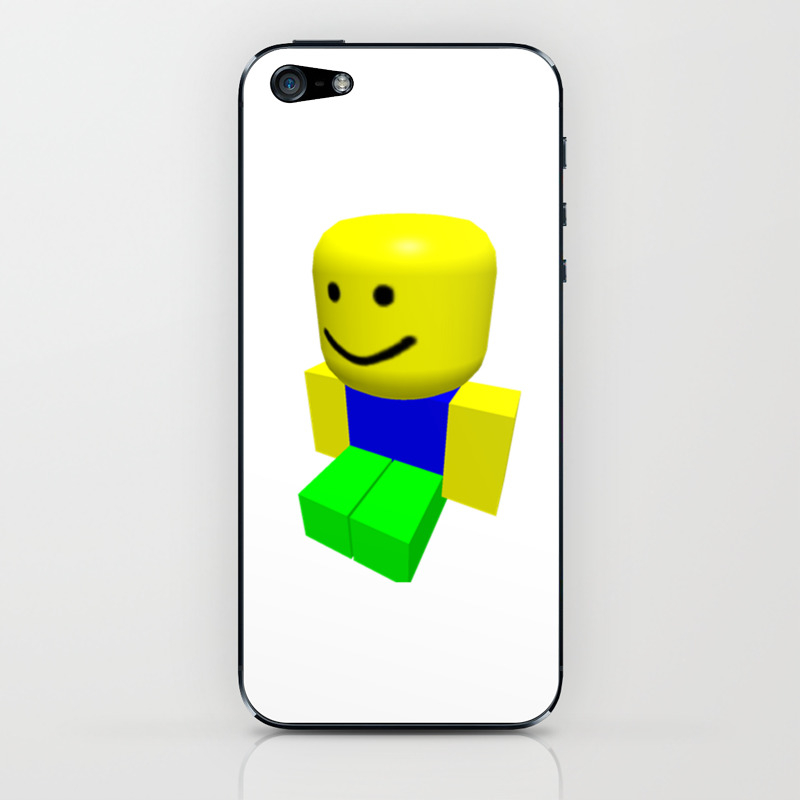 Society6 For Noob Oof Roblox Iphone Ipod Skin By Tomazacre Fandom Shop - roblox halloween noob face costume roblox kids long sleeve t