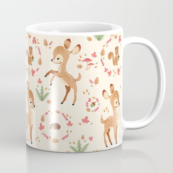 forest animals pattern Coffee Mug