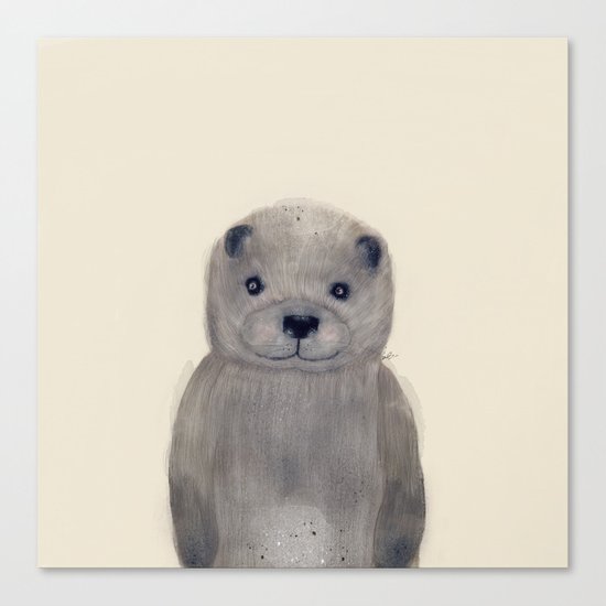 little otter Canvas Print