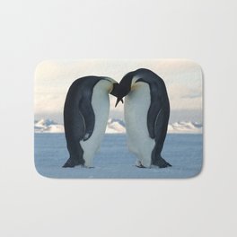 Emperor Penguin Courtship Bath Mat | Photo, Animal 