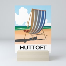 Huttoft Lincolnshire Coach poster. Mini Art Print