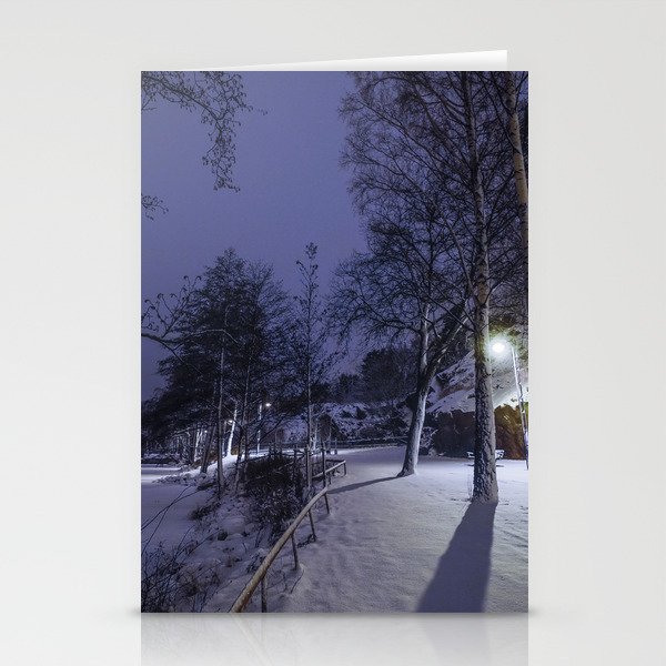 Stockholm winter Stationery Cards