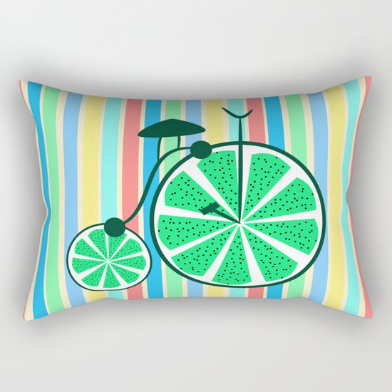 Kiwi ride Rectangular Pillow