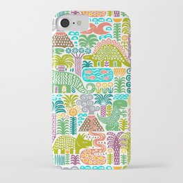 Day in Prehistory iPhone Case