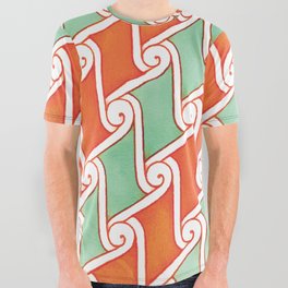 Colorful Ancient Egyptian Ornament All Over Graphic Tee