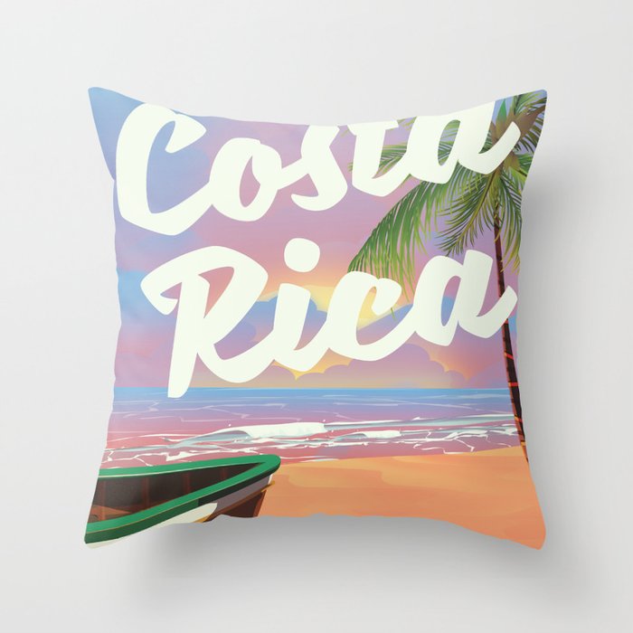 Costa Rica Throw Pillow