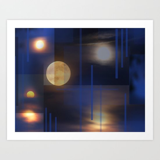 A Moonlit Night Art Print